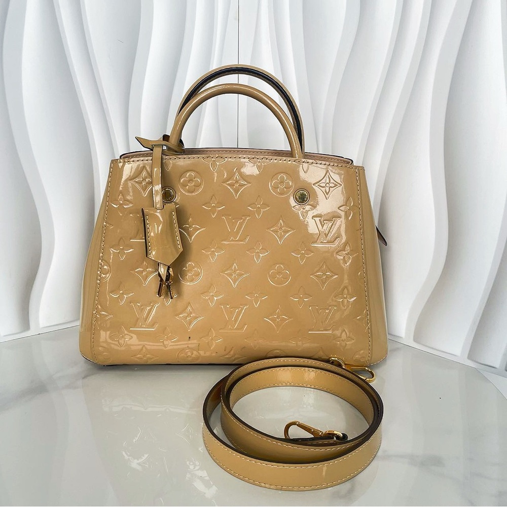 Louis Vuitton Vernis Monogram Montaigne Handbag